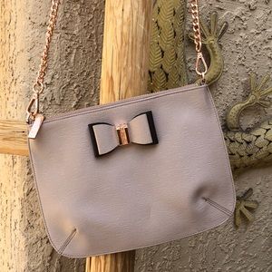 *Ted Baker* Tan Crossbody Bag W/Bow
